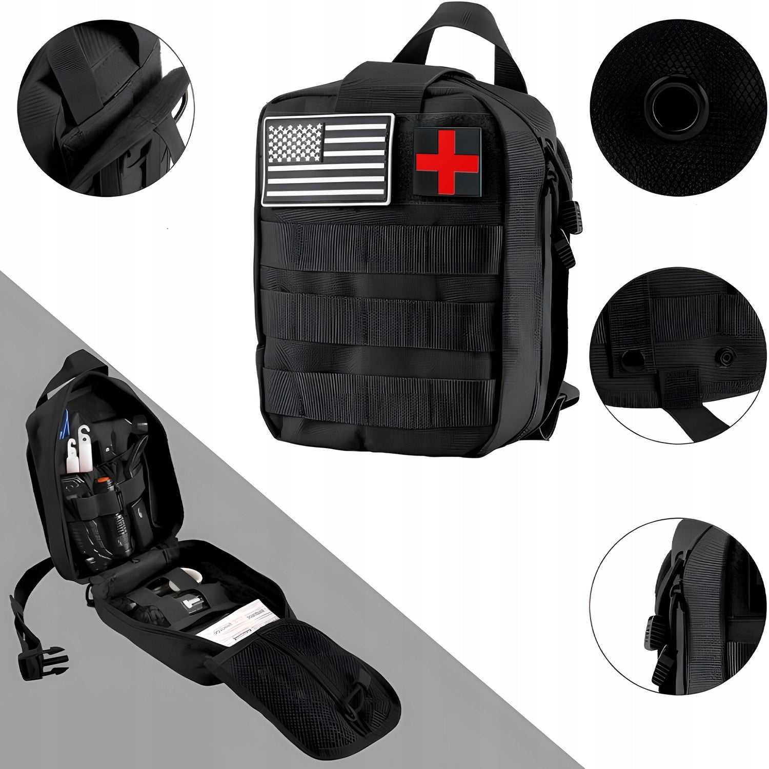 MILITARY SURVIVAL KIT SURVIVAL LARGEST 92in1 FEATURES AND COMPONENTS Manufacturer code 570006210