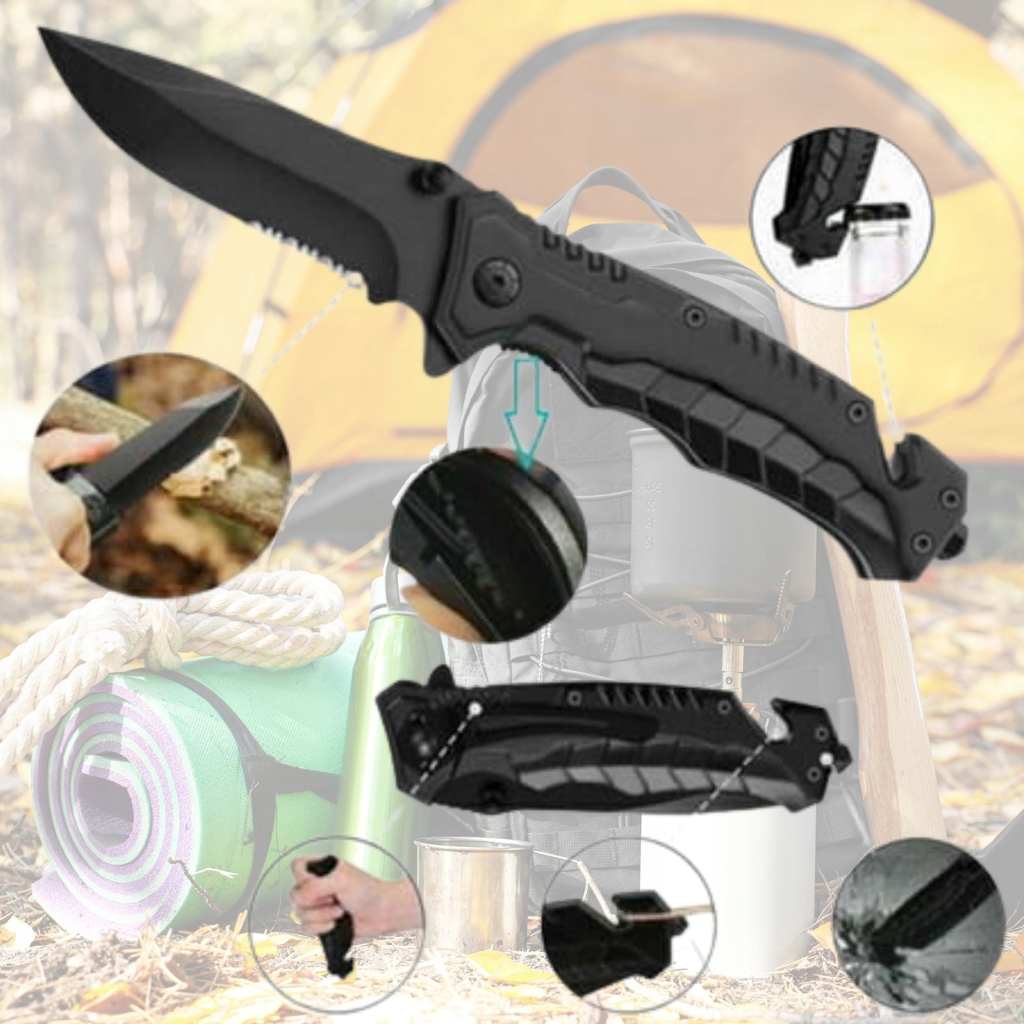 MILITARY SURVIVAL KIT XL 62in1 MULTITOOL SURVIVAL ESSENTIALS Manufacturer code ZP-002
