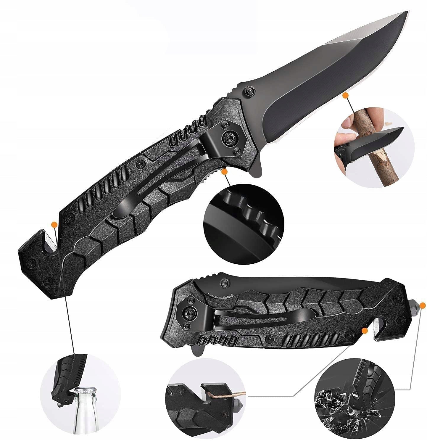 MILITARY SURVIVAL MEGA SURVIVAL SET 32IN1 Additional features case