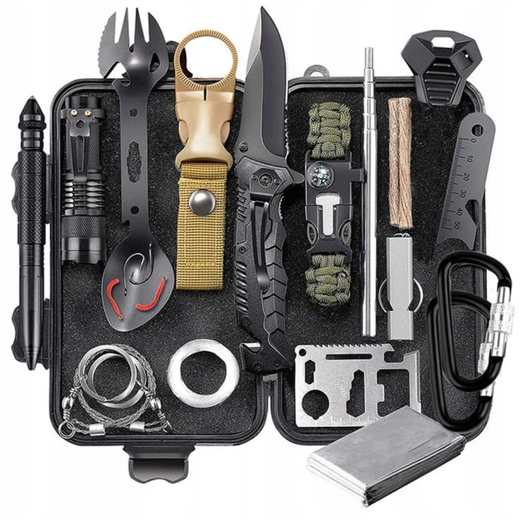 MILITARY SURVIVAL SET ESSENTIAL MULTITOOL SET XXL 32in1 EAN (GTIN) 5903899934560