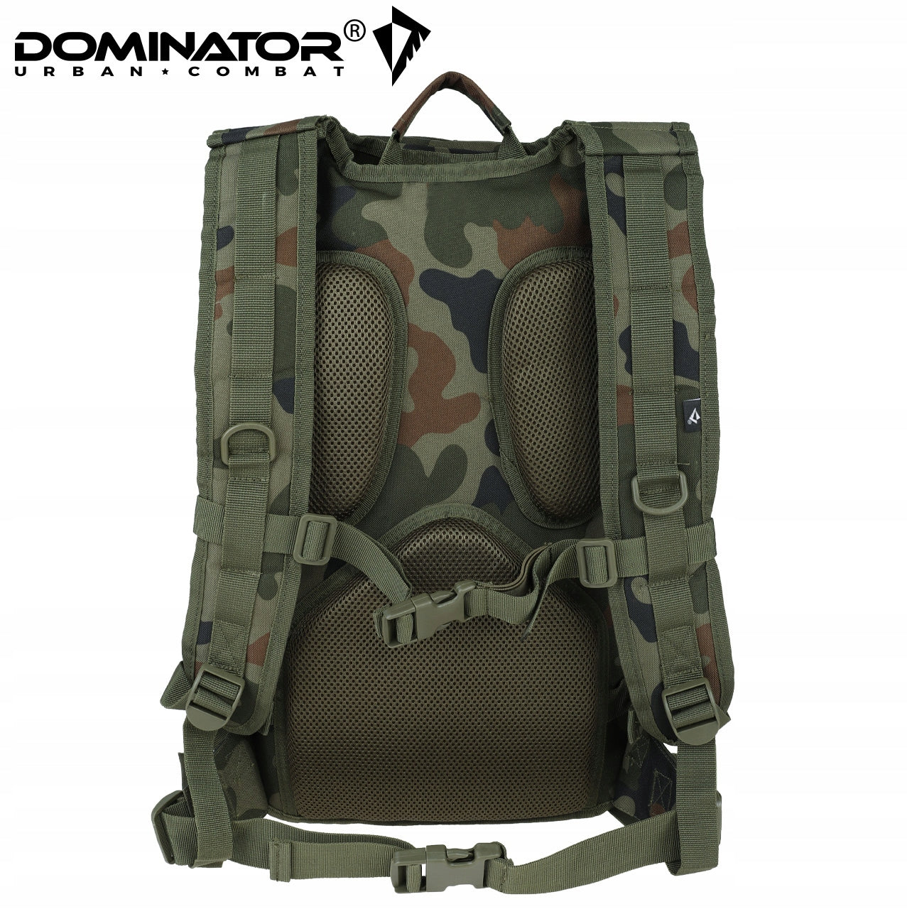 MILITARY TACTICAL BACKPACK 45L DOMINATOR MOLLE CAMO PL WOODLAND wz.93 +GR Brand Dominator UC