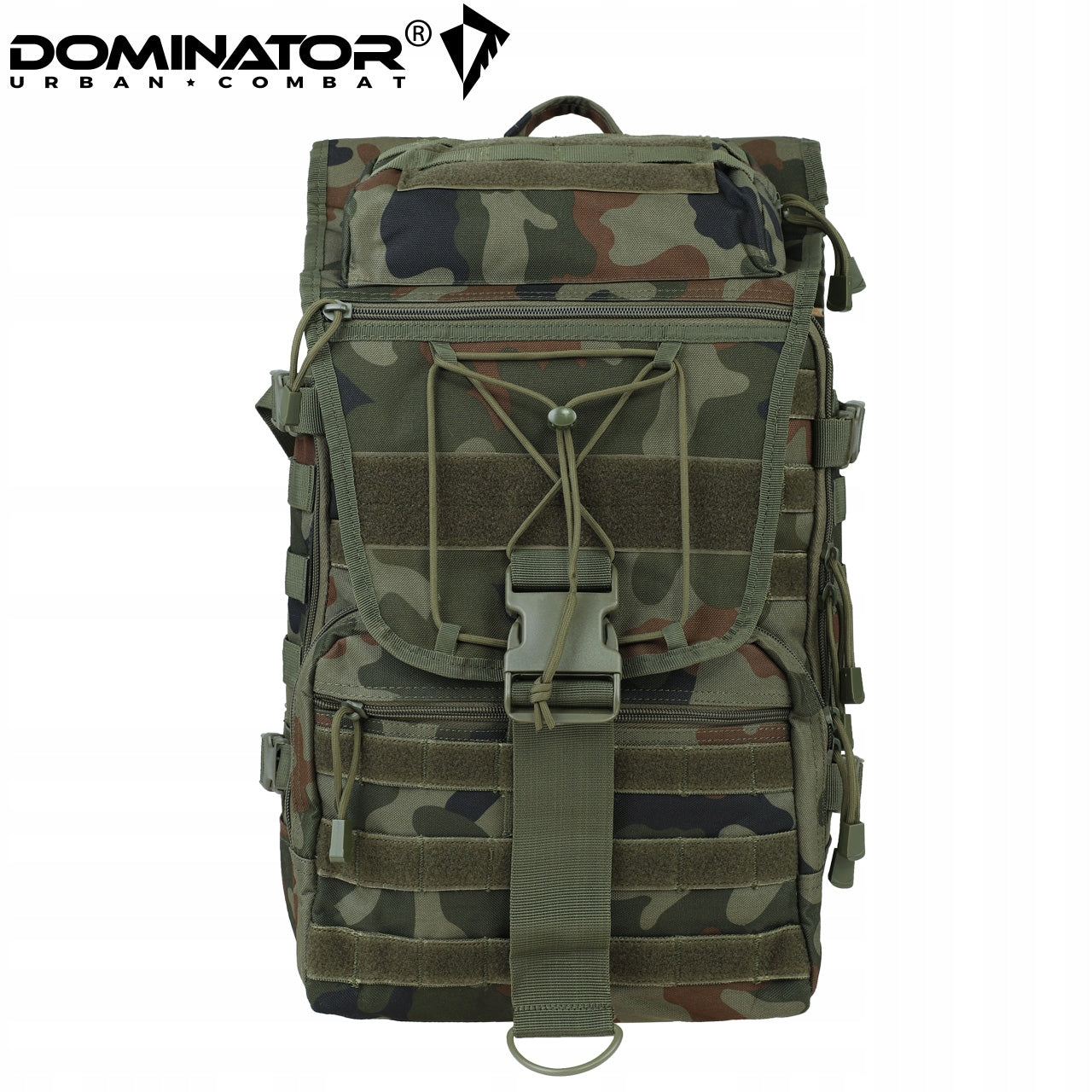 MILITARY TACTICAL BACKPACK 45L DOMINATOR MOLLE CAMO PL WOODLAND wz.93 +GR Manufacturer code DUC_A88050_03