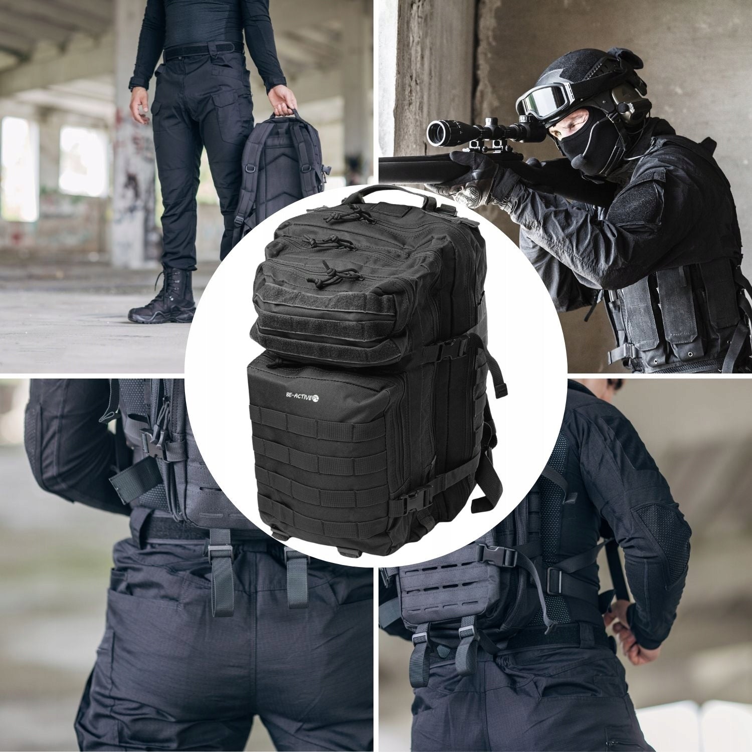 MILITARY TACTICAL HIKING BACKPACK MILITARY TREKKING SURVIVAL 45L Packaging status original
