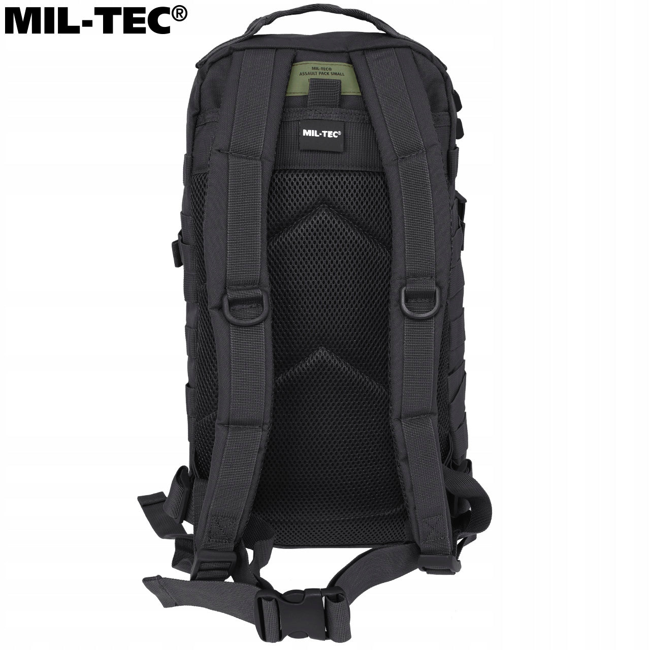 MILITARY TACTICAL MILITARY BACKPACK MIL-TEC TOURIST ASSAULT 20L BLACK Brand Mil-Tec