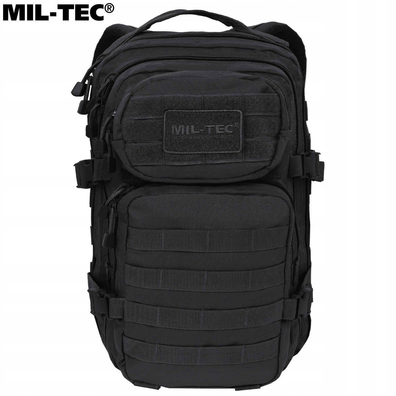 MILITARY TACTICAL MILITARY BACKPACK MIL-TEC TOURIST ASSAULT 20L BLACK Color black