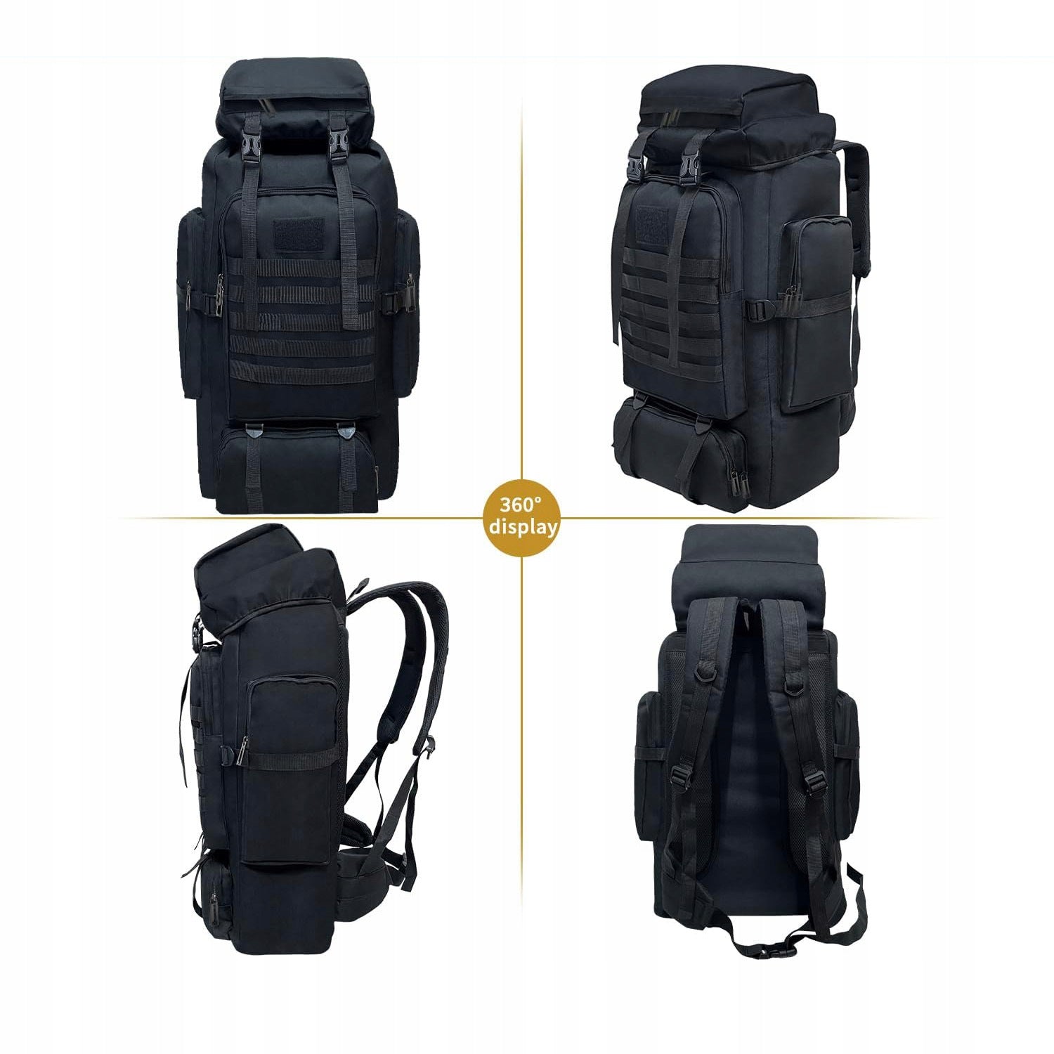 MILITARY TACTICAL SURVIVAL HIKING BACKPACK 80L LARGE CAMPING BACKPACK Manufacturer code Plecak Wojskowy Taktyczny Turystyczny 80l