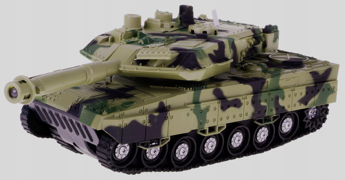 MILITARY TANK 24 CM 1:32 LIGHT SOUND DRIVE KHA Brand Hipo