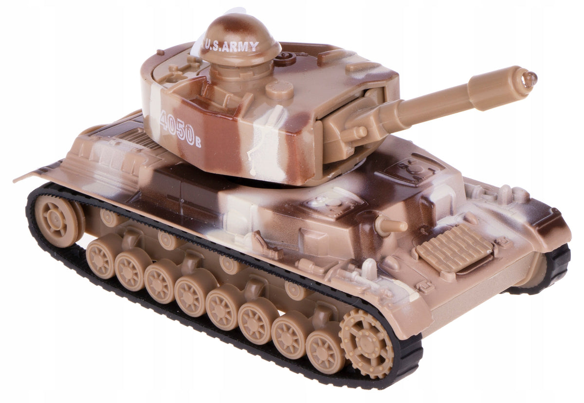 MILITARY TANK METAL LIGHT SOUND 4050B SAND