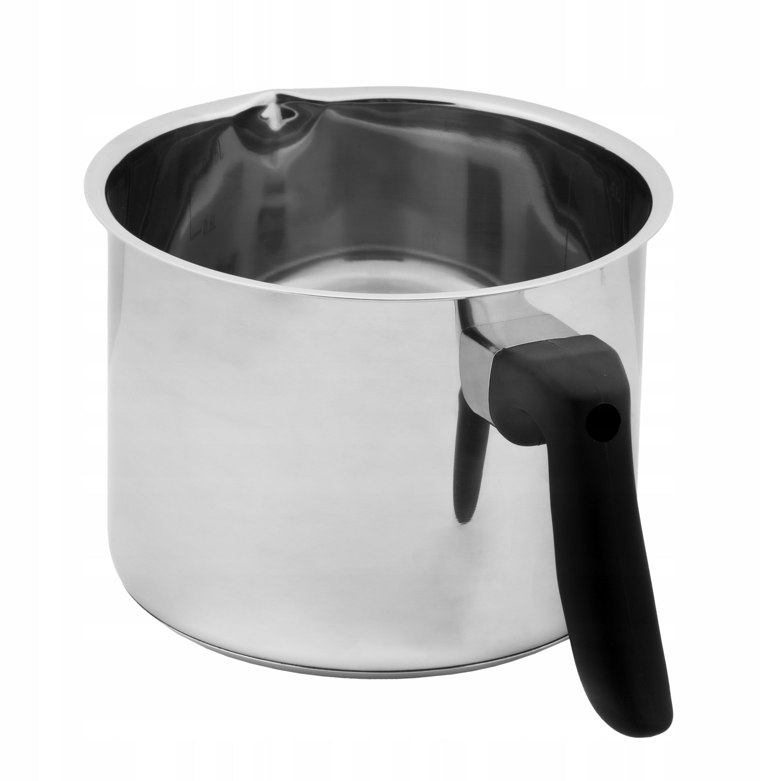 MILK COOKING POT 1,5 L STEEL SAUCEPAN WITH SPOUT INDUCTION GAS EAN (GTIN) 5903771849791