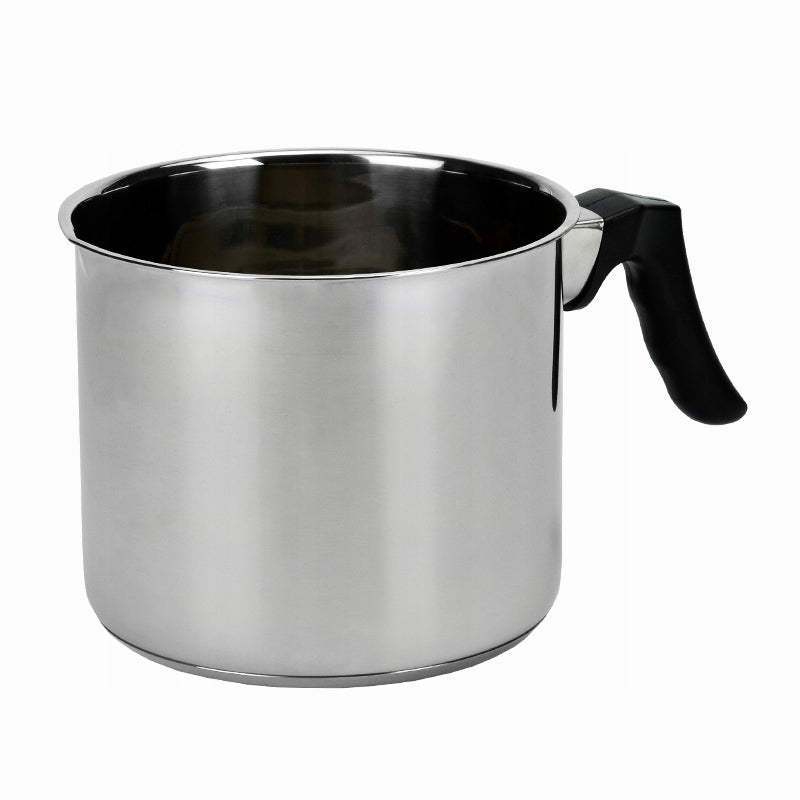 MILK COOKING POT 2,5 L STEEL SAUCEPAN WITH SPOUT INDUCTION GAS Brand Topfann
