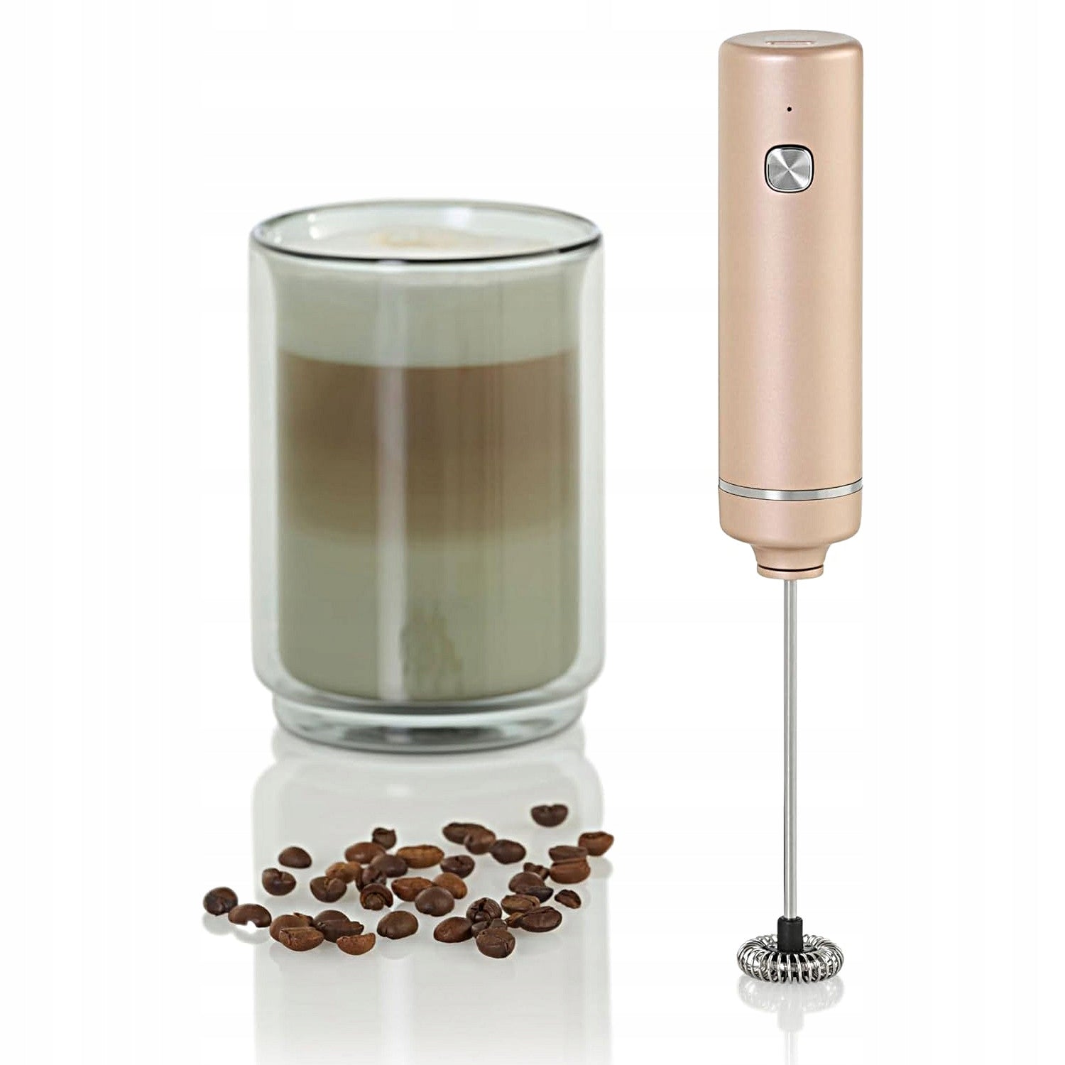 MILK FROTHER Cordless MORO AdHoc bright copper Brand Adhoc