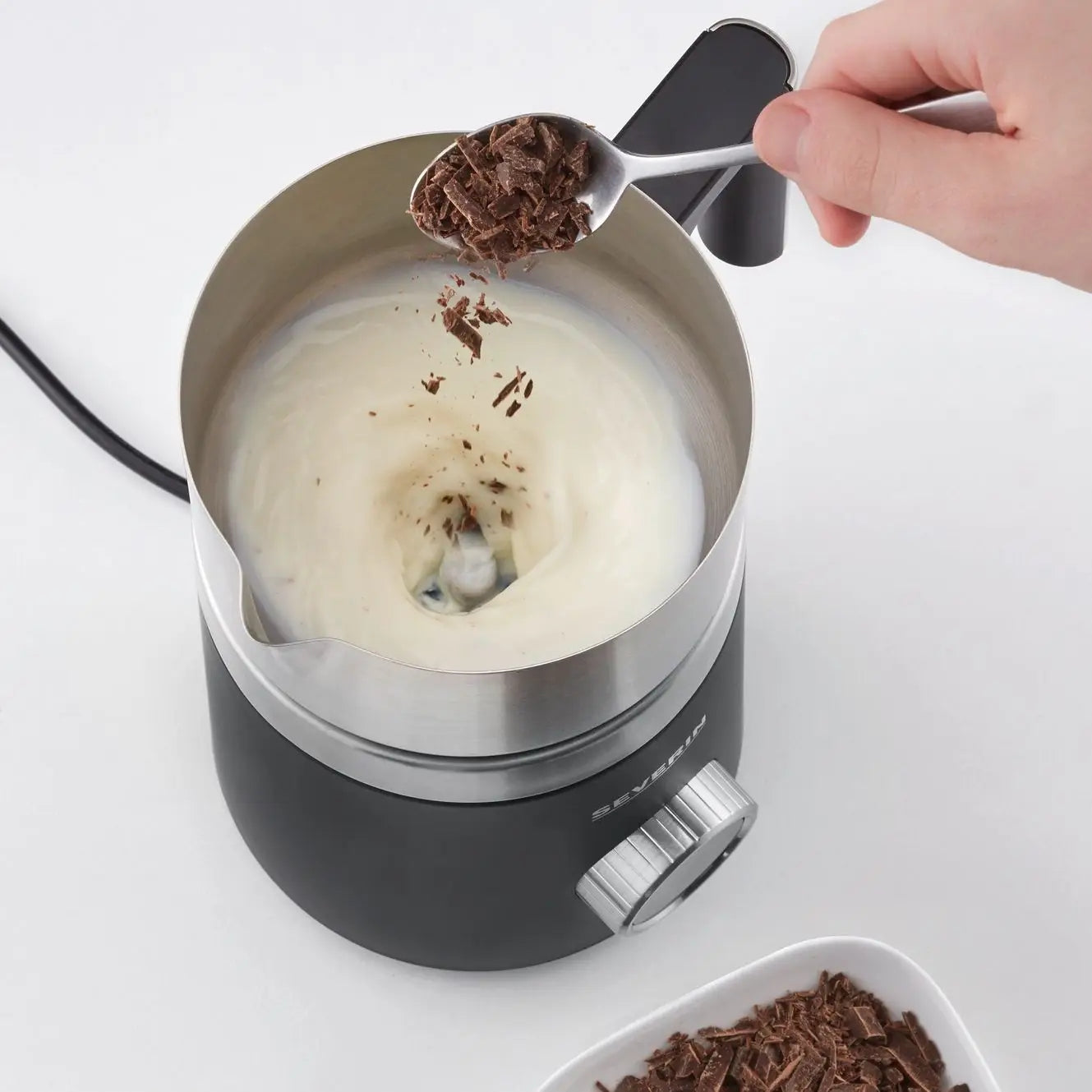 MILK FROTHER ELECTRIC HOT CHOCOLATE HEATER TEMP ADJUSTMENT Capacity 700 ml