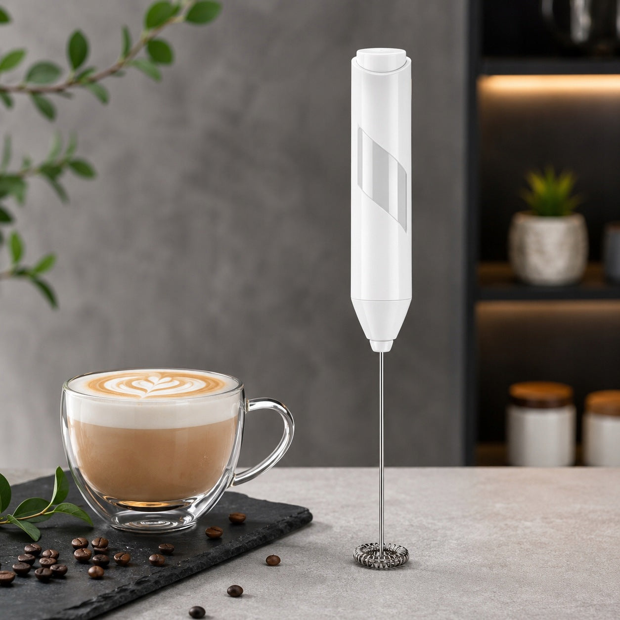 MILK FROTHER MANUAL BLACK BEATER MINI ELECTRIC WIRELESS Manufacturer code Elektryczny Spieniacz do Mleka Ręczny USB