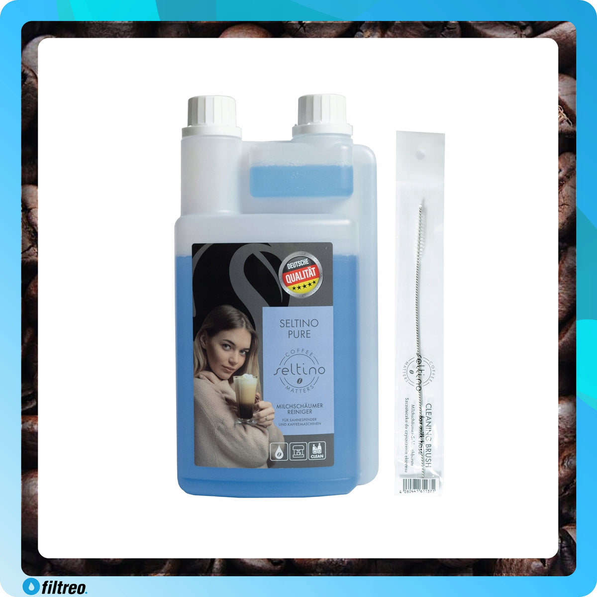 MILK SYSTEM CLEANING LIQUID JURA SAECO AEG universal flushing Manufacturer code 4260441611364