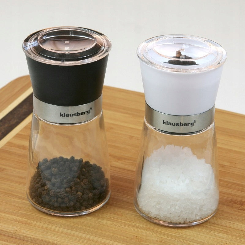 MILL FOR SALT AND PEPPER GLASS KLAUSBERG SET Manufacturer code KB-7257