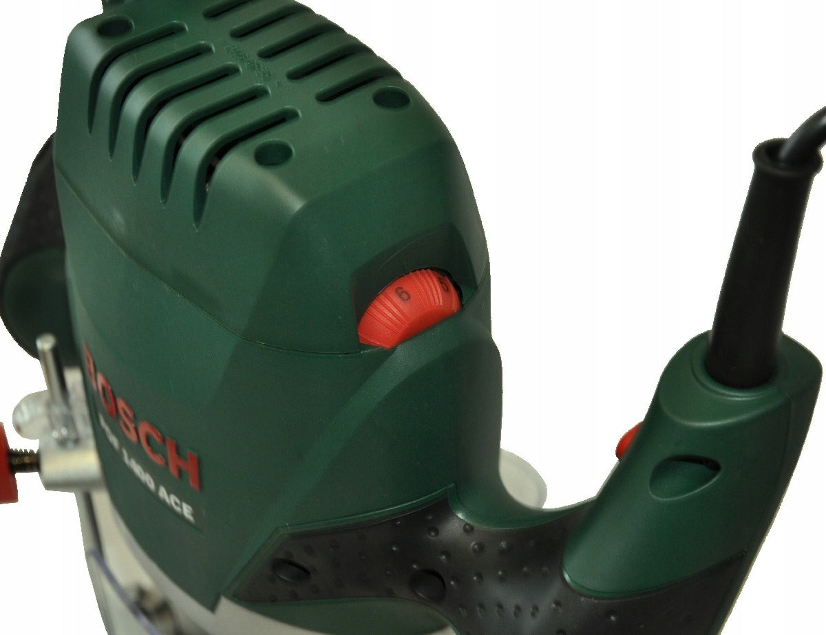 MILLING MACHINE POF 1400 ACE BOSCH + SUITCASE + 1 cutter Power supply mains