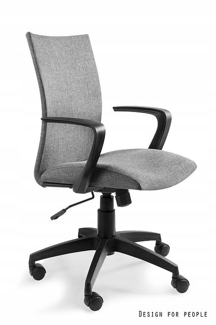 MILLO Swivel Chair Office Grey Fabric Classic Comfortable UNIQUE Brand Unique