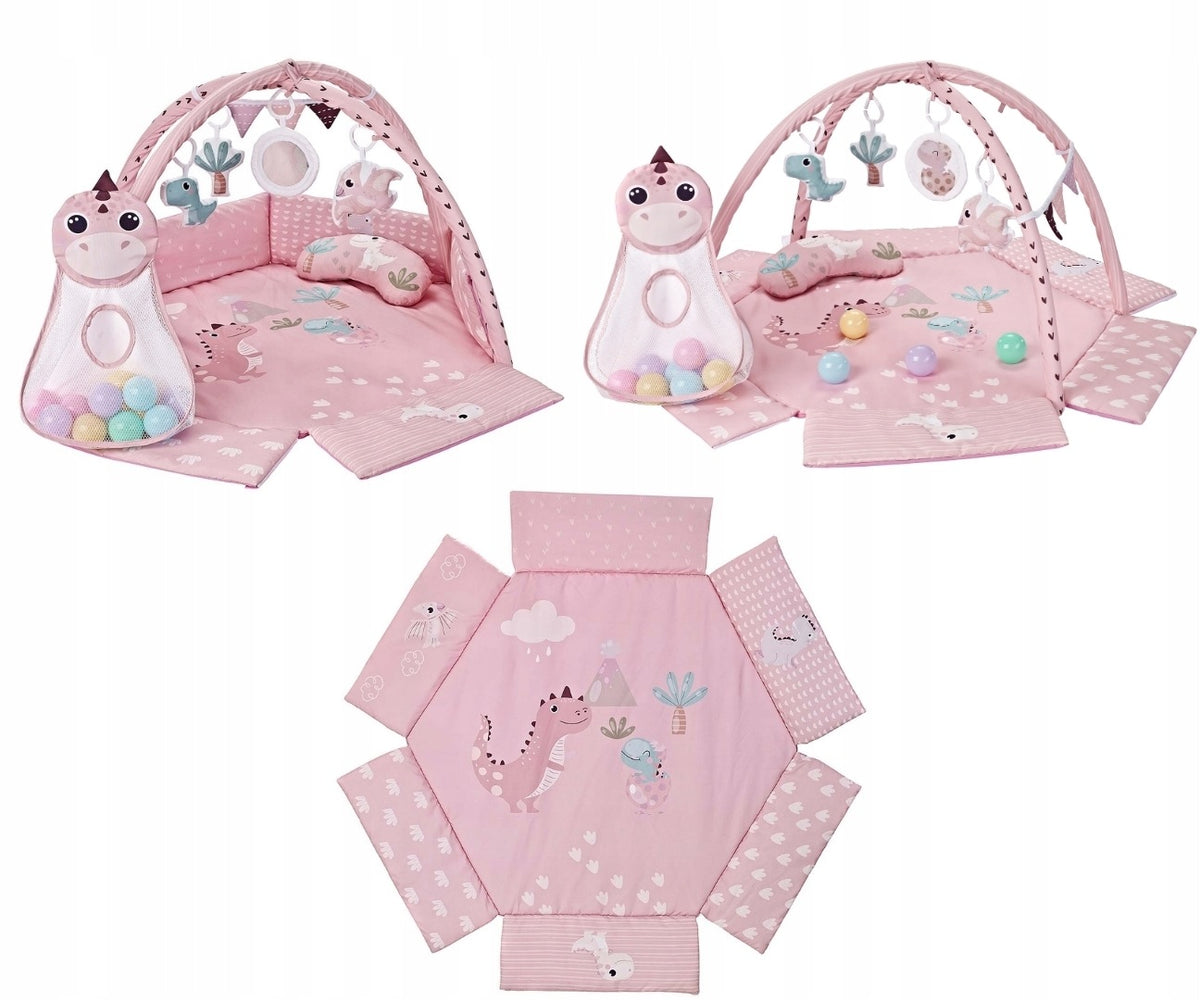 MILLY MALLY 6829 TinyMini CC9881 Dino Pink Educational Mat