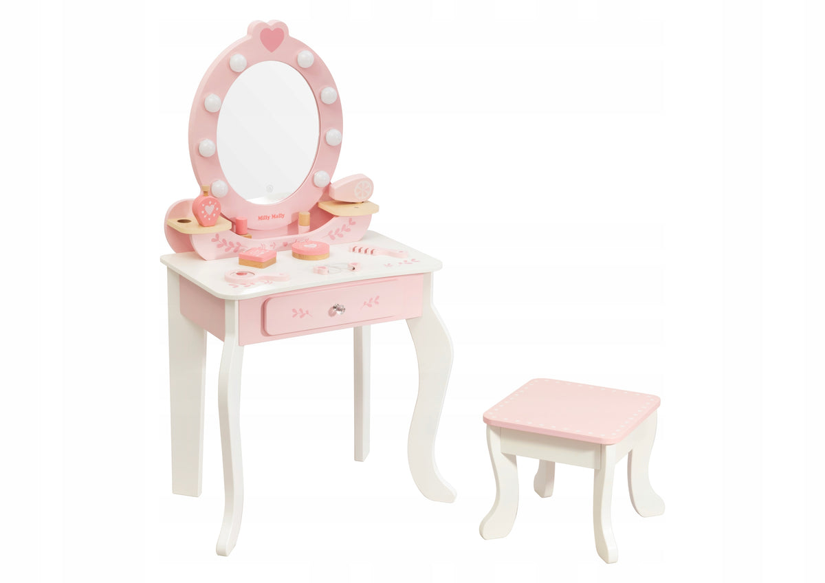 MILLY MALLY CHILDREN'S DRESSING TABLE WOODEN ELLY PINK Manufacturer code 5907090700887