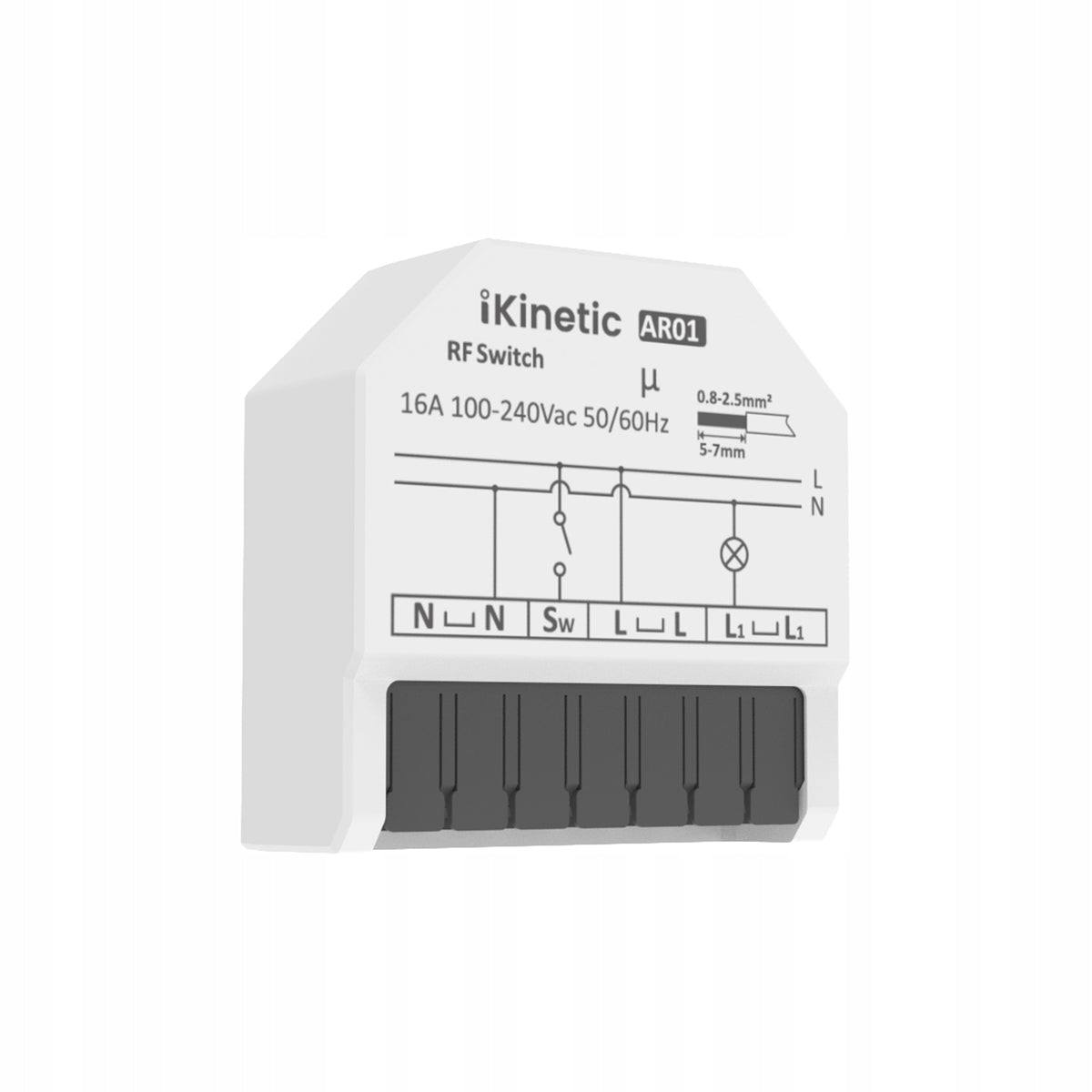 MINI 16A Relay For Can REMOTE CONTROL RF Switch 433MHz Manufacturer code Przekaźnik dopuszkowy 16A RF433MHz + pilot