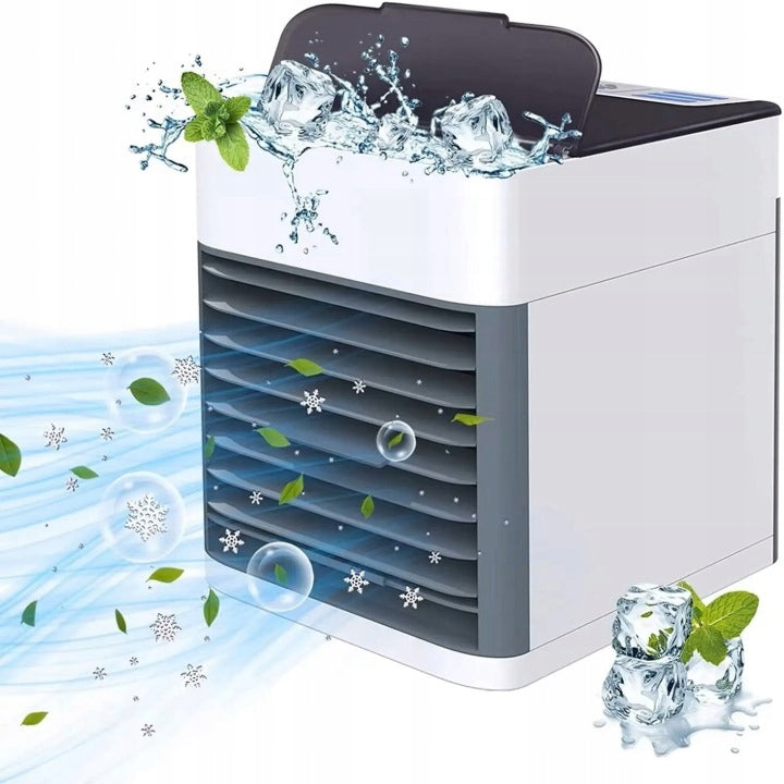 MINI AIR CONDITIONER USB COOLING HUMIDIFIER FAN 3IN1 500ML