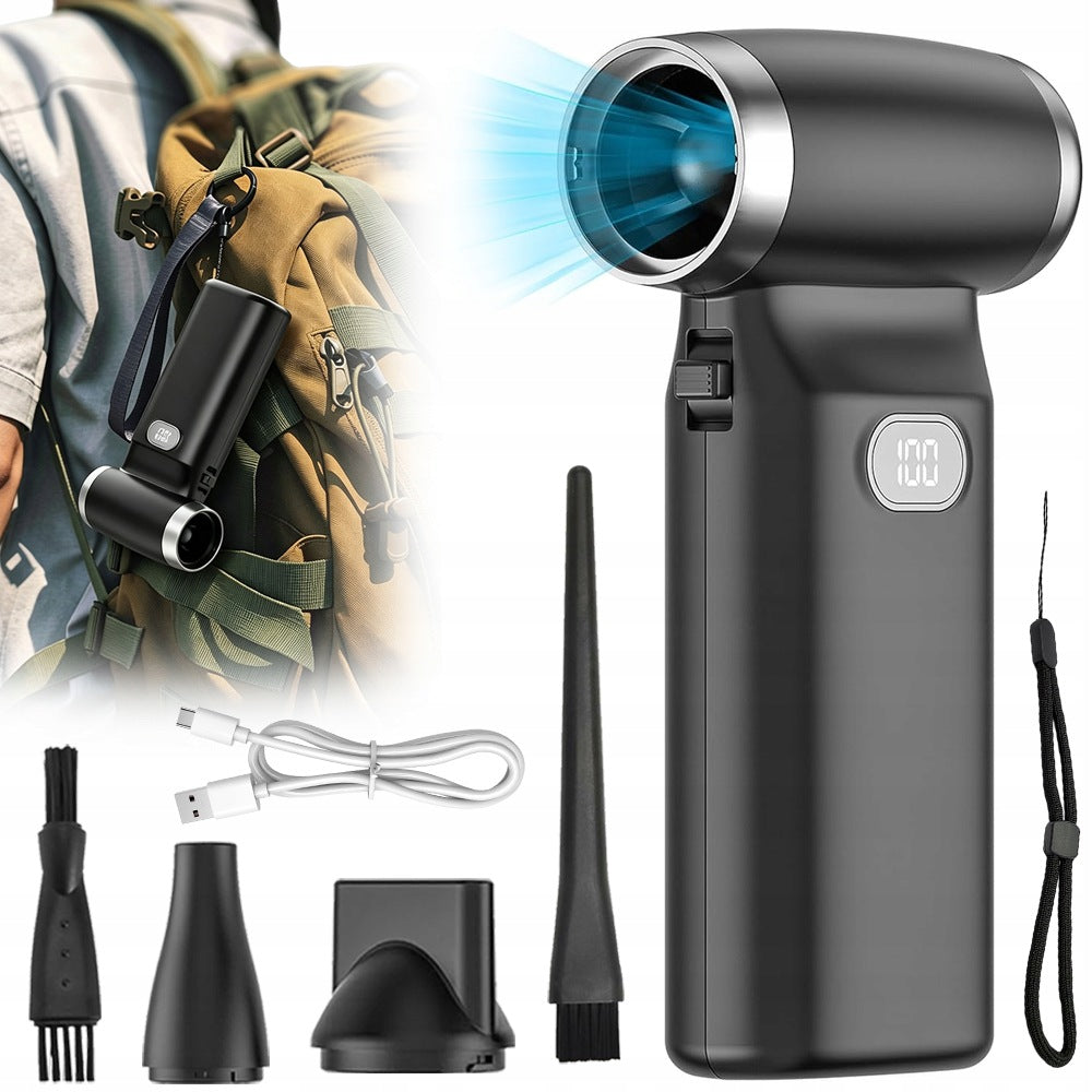 MINI BLOWER TURBO JET FAN 110000 RPM AIR WIRELESS FOR DUST
