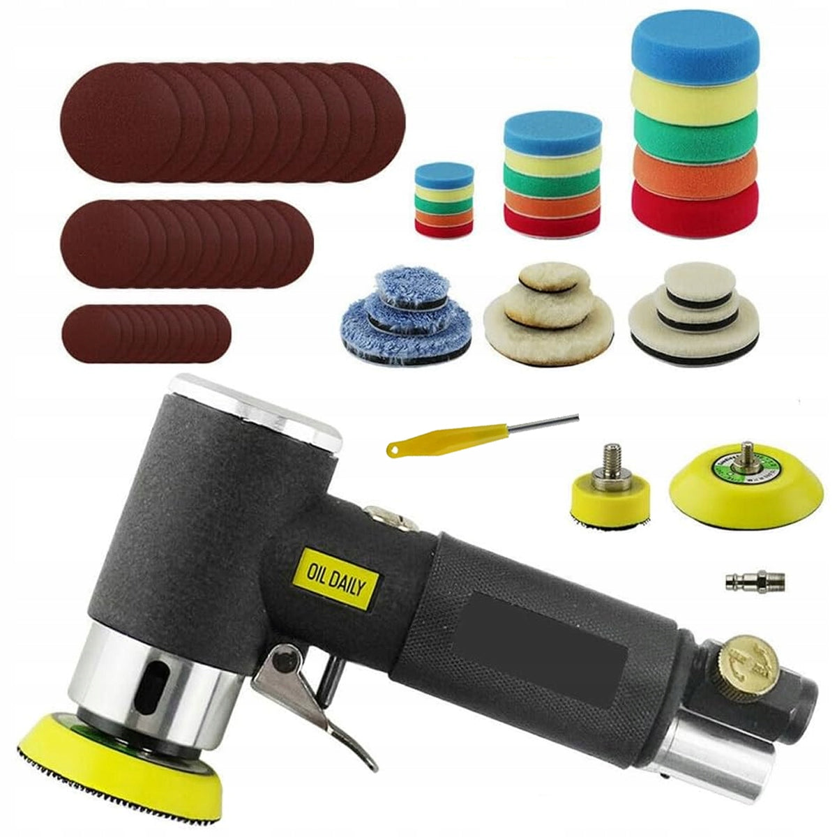 MINI CAR POLISHER CORDLESS POLISHING MACHINE FOR SCRATCHES SET
