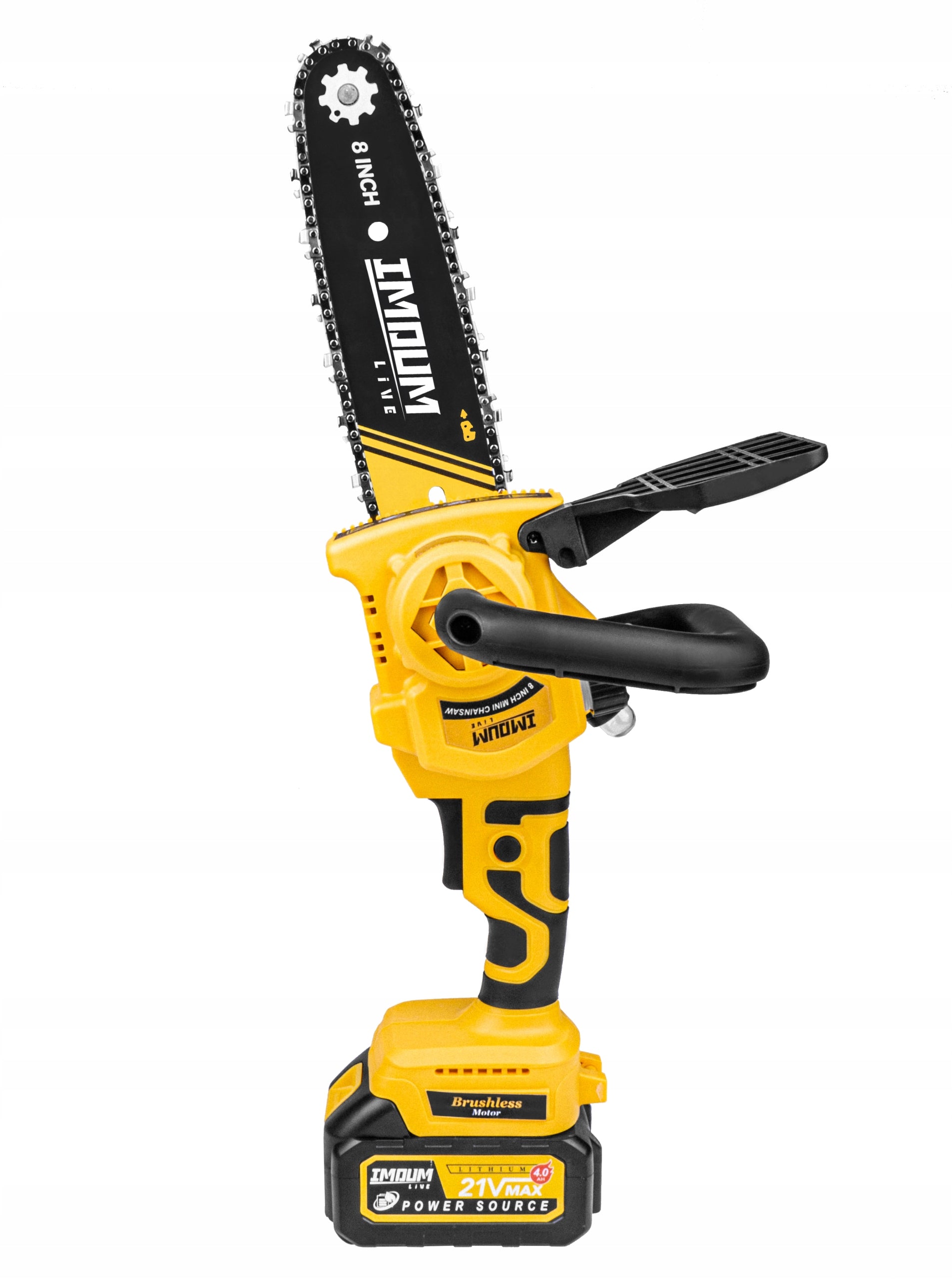 MINI CHAINSAW CORDLESS SAW 8" TWO BATTERIES SET IMOUM Manufacturer code DLJ08