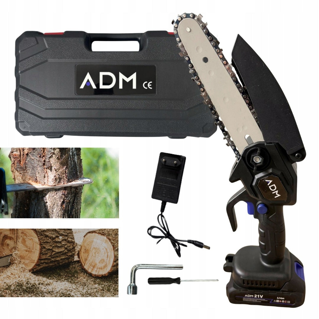MINI CHAINSAW CORDLESS SAW BRANCH 21V SET SUITCASE Brand Magnum