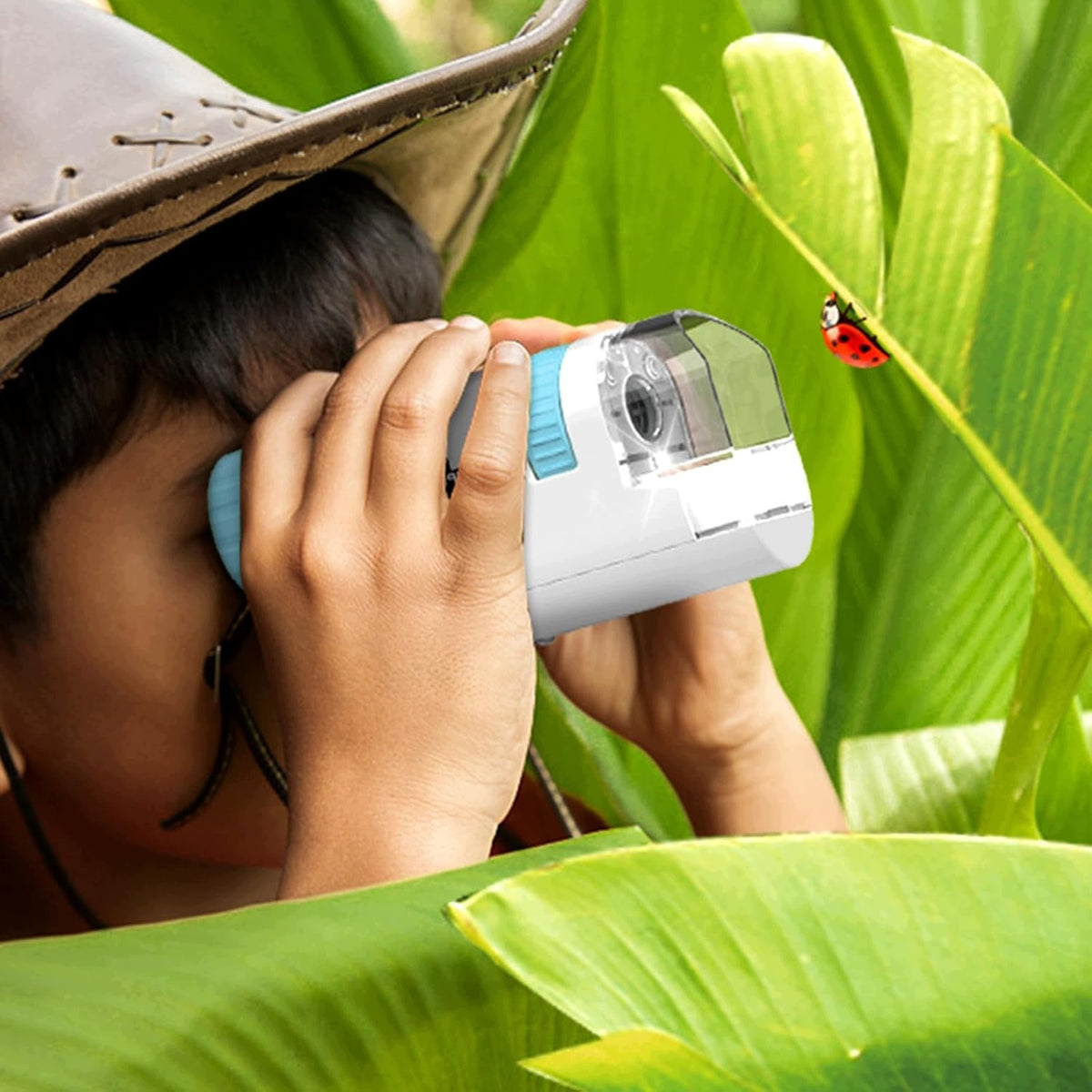 MINI CHILDREN'S MICROSCOPE 80X-200X, POCKET MICROSCOPE WITH LED LIGHTING Brand no brand