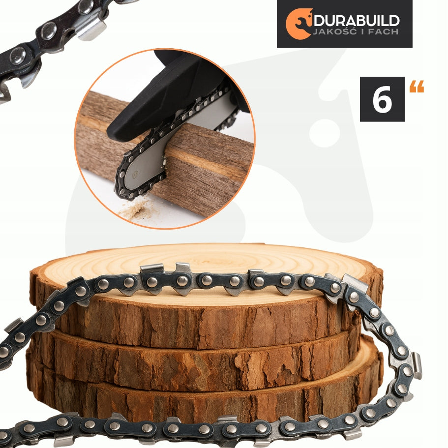MINI CORDLESS CHAINSAW FOR BRANCH 6" 4" GARDEN SAW SET Packaging status original