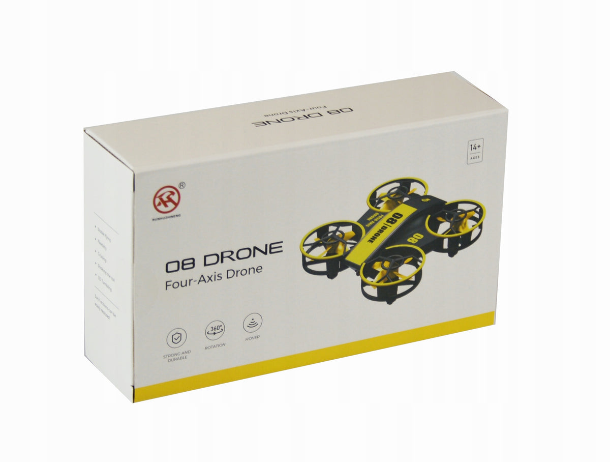 MINI DRONE QUADROCOPTER RH821 SHIELDED PROPELLERS REMOTE RC GYROSCOPE - YELLOW Manufacturer code RH821
