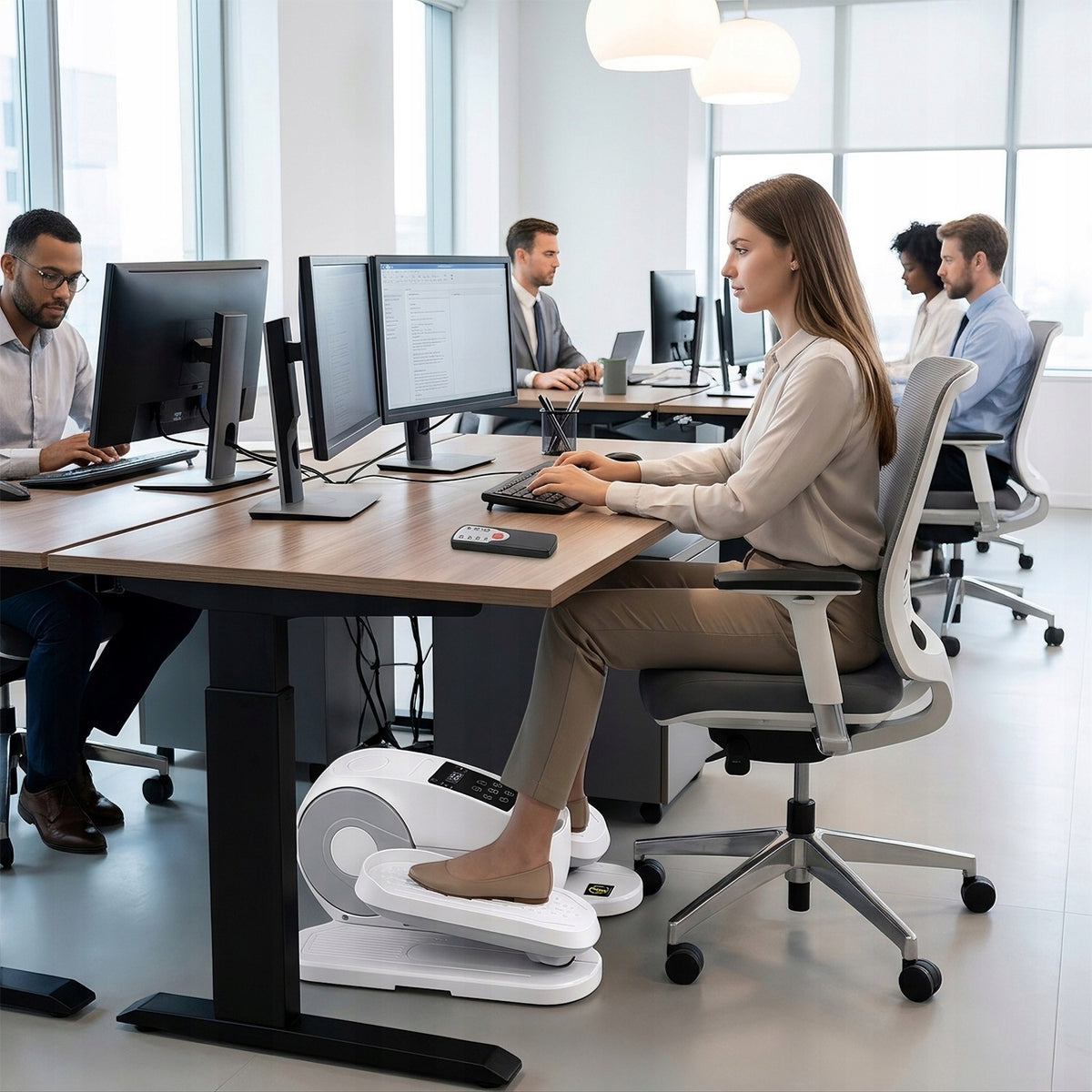 MINI ELECTRIC ELLIPTICAL CROSS TRAINER UNDER DESK ROTOR FOR SENIOR REHABILITATION Brand no brand
