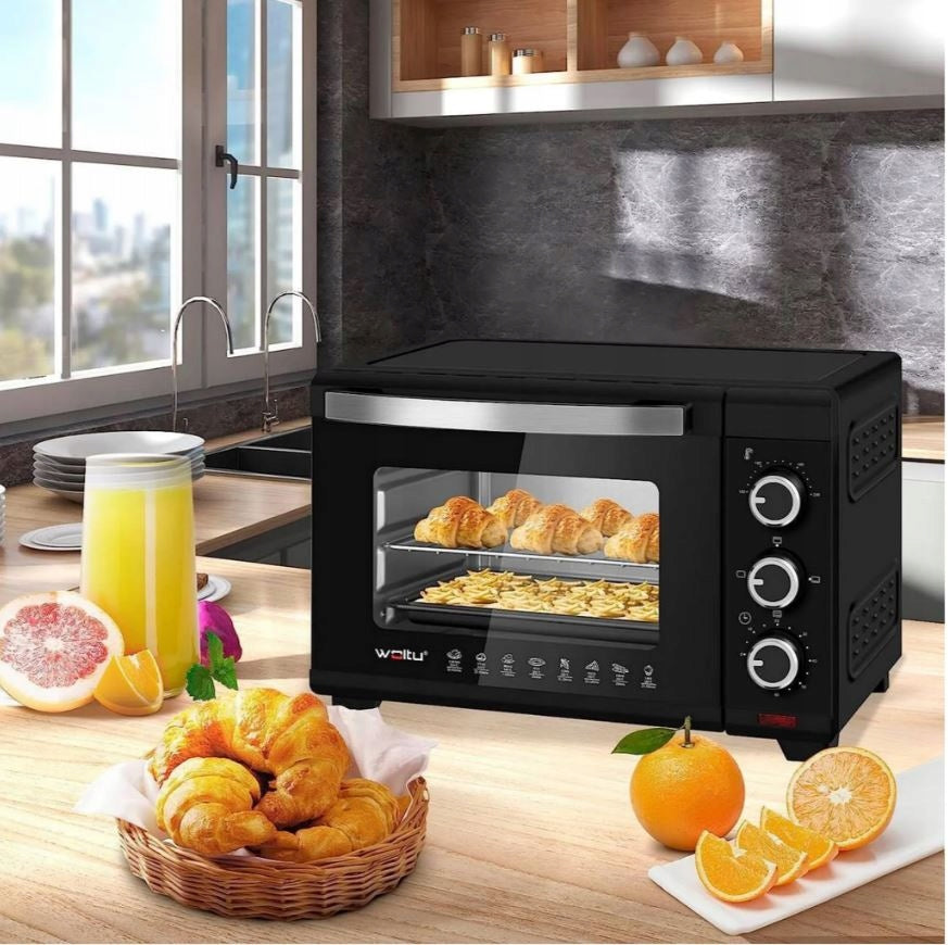 MINI ELECTRIC OVEN 21L 1280W THERMOSTAT TIMER