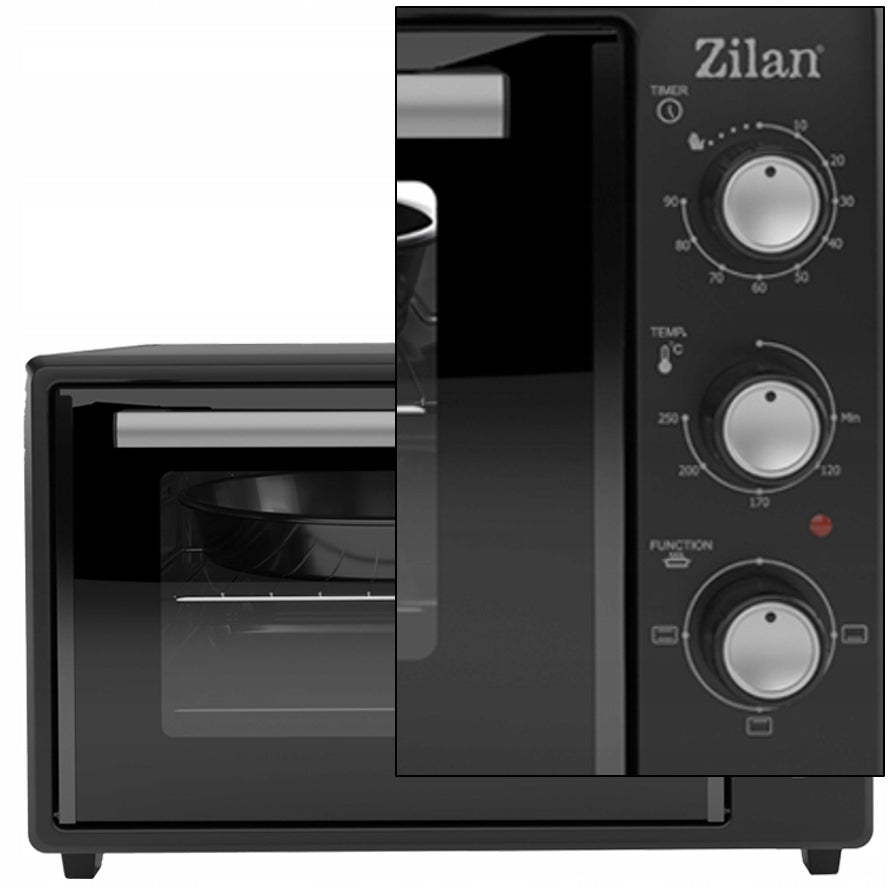 MINI ELECTRIC OVEN DOUBLE GLASS GRILL TIMER 35L 1800W EAN (GTIN) 8682744808894