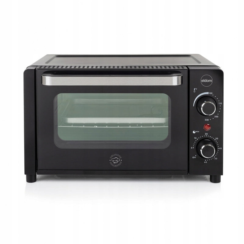 MINI ELECTRIC OVEN FREESTANDING PORTABLE GRILL BLACK 12L