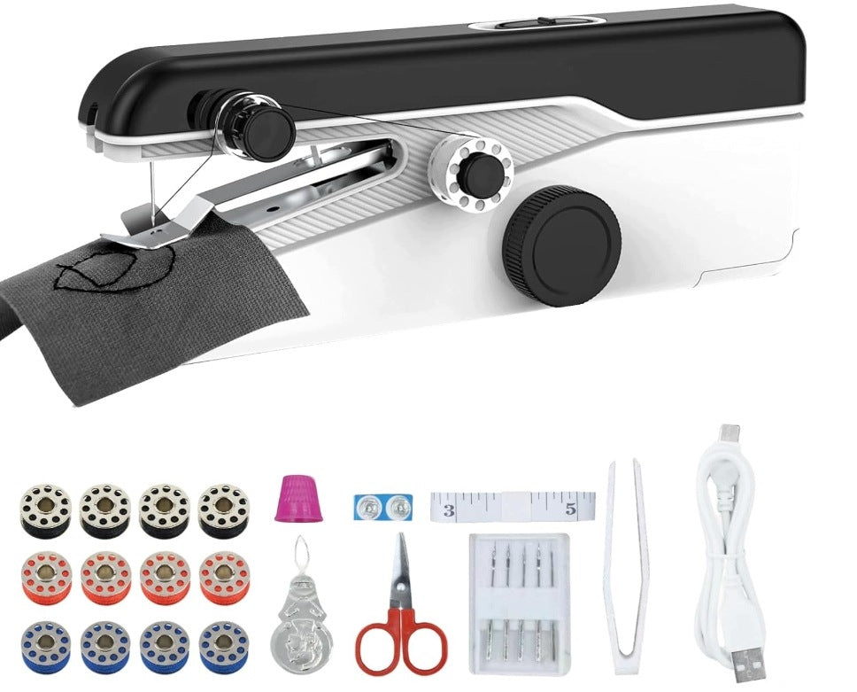 MINI ELECTRIC SEWING MACHINE, PORTABLE, EASY TO OPERATE. Manufacturer code 0787219319382