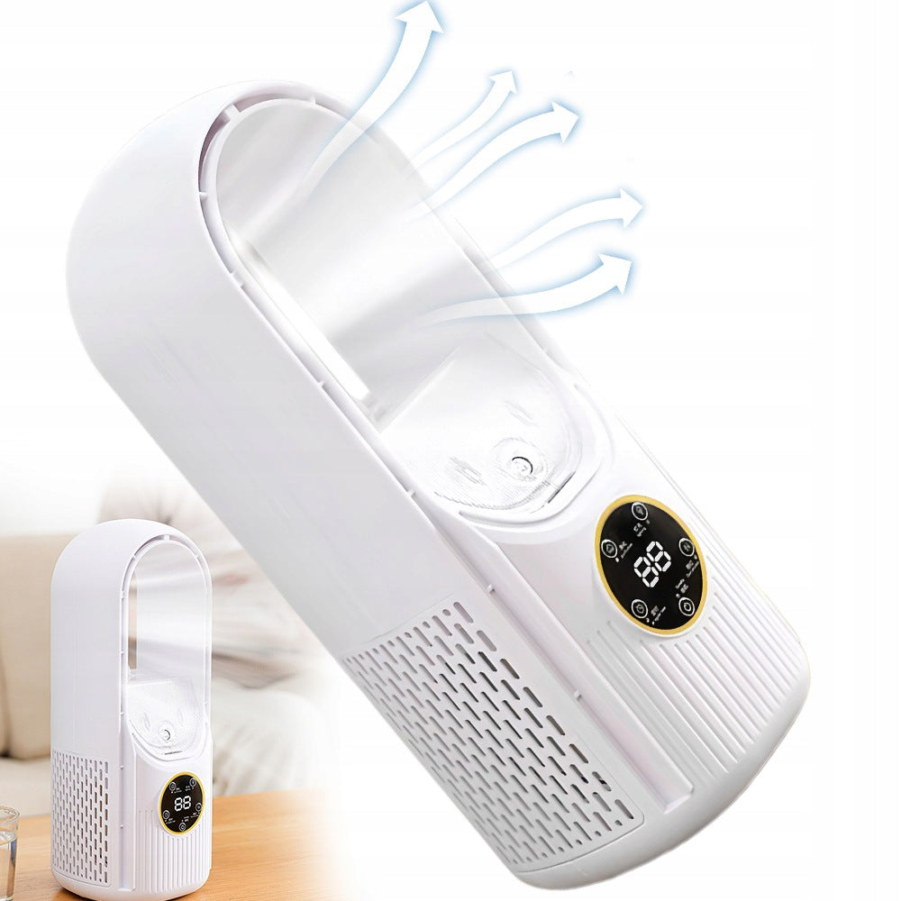 MINI EVAPORATIVE AIR CONDITIONER BLADELESS LED DESK FAN Brand no brand