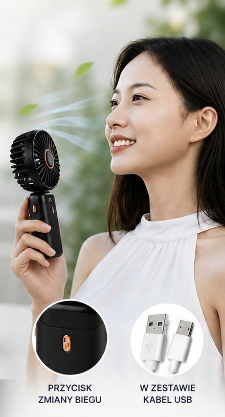 MINI FAN , WIRELESS FAN FOR HAND 5 MODES Manufacturer code MINI