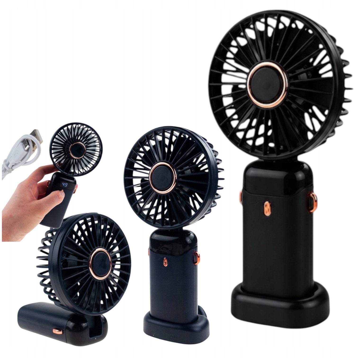 MINI FAN , WIRELESS FAN FOR HAND 5 MODES