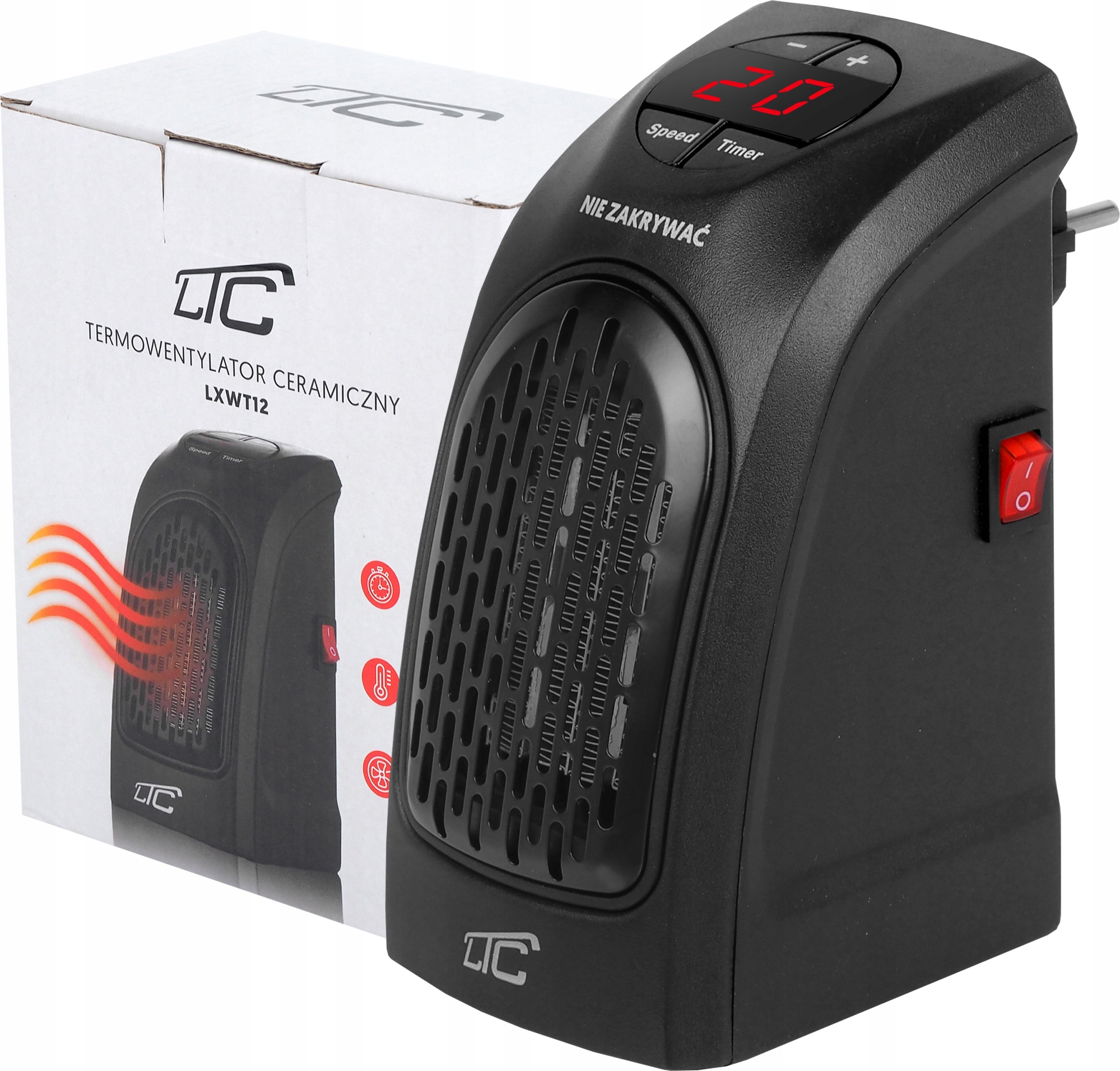 MINI FARELKA ELECTRIC HEATER fan HEATER 400W Manufacturer code LXWT12