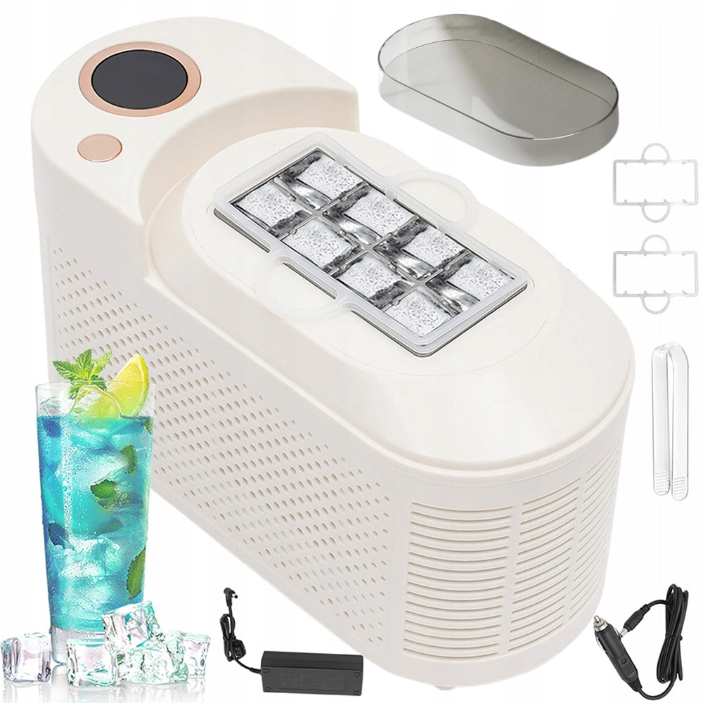 MINI FAST HOME COUNTERTOP ICE MAKER 8 CUBES PORTABLE WITH CLIP