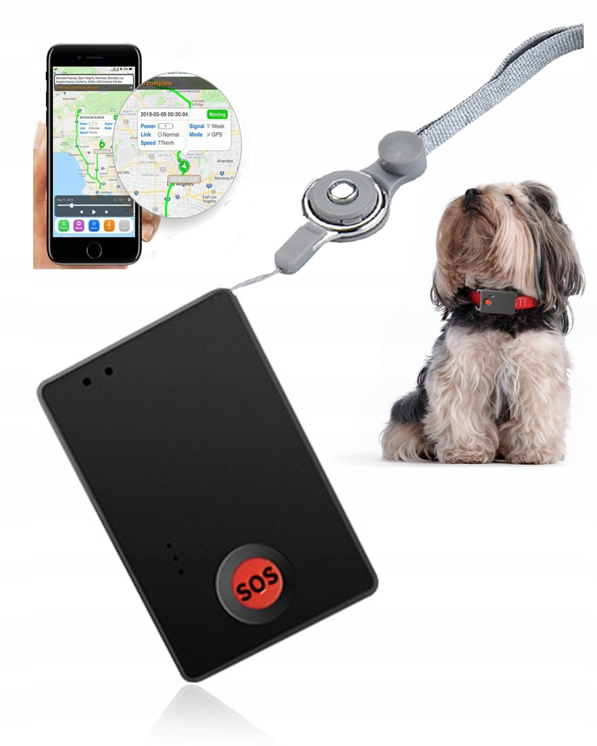 MINI GPS LOCATOR SINOTRACK ST904 1200mah SERVER APP WITHOUT SUBSCRIPTION