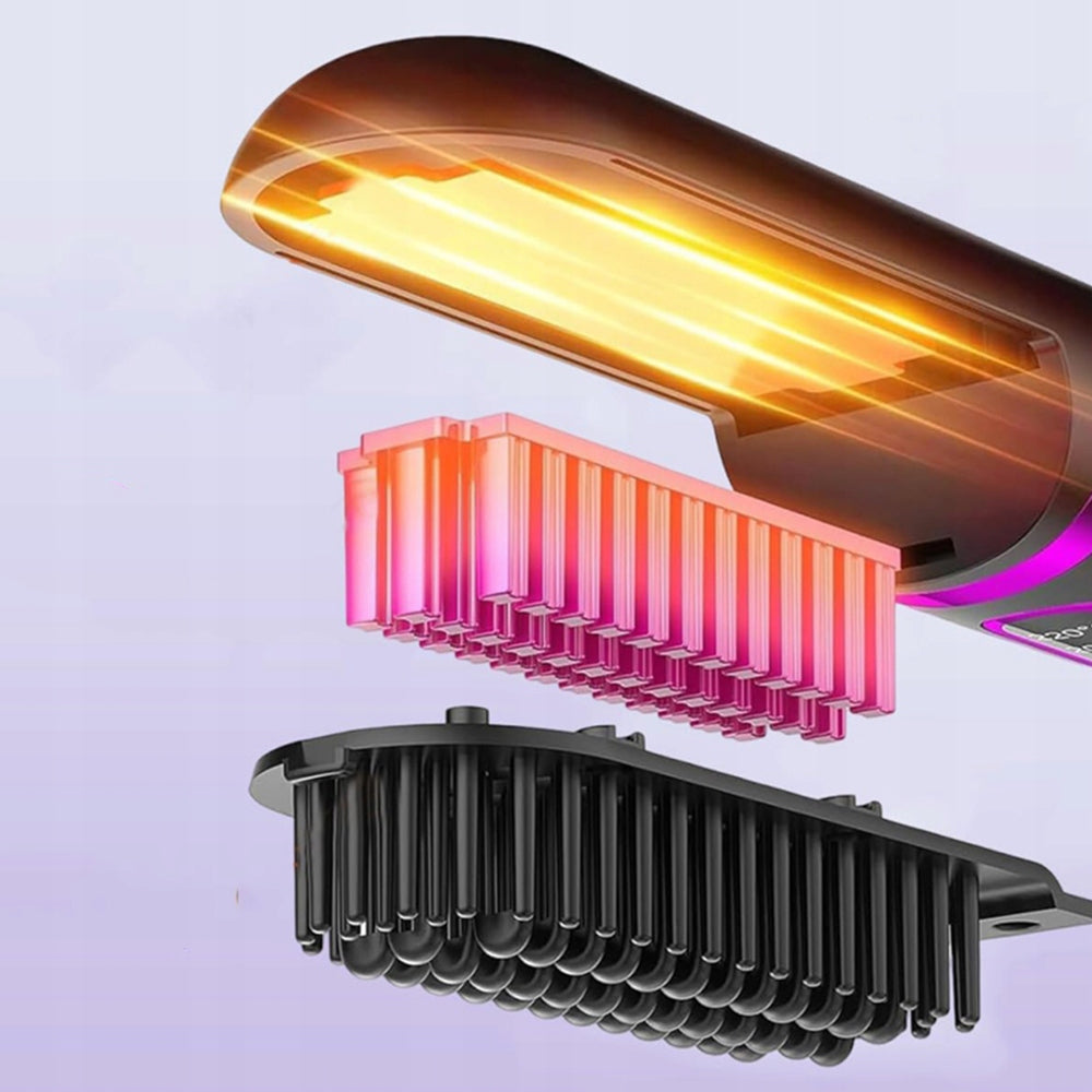 MINI HAIR STRAIGHTENER 4 TEMP REMOVES FRIZZ DOES NOT ELECTRIFY DELICATE