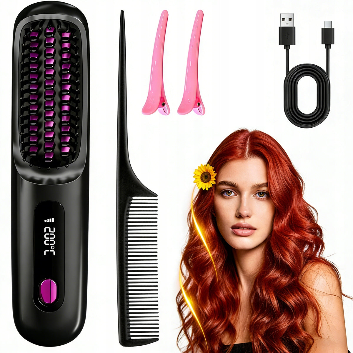 MINI HAIR STRAIGHTENER BANGS TRAVEL SMALL FOR CURLING BAGS