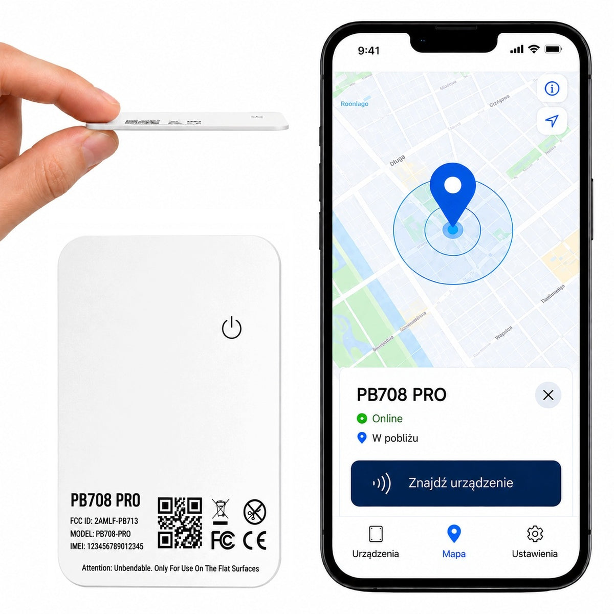 MINI LOCATOR Sticker Tag Bluetooth Tracking iOS Android 12 months
