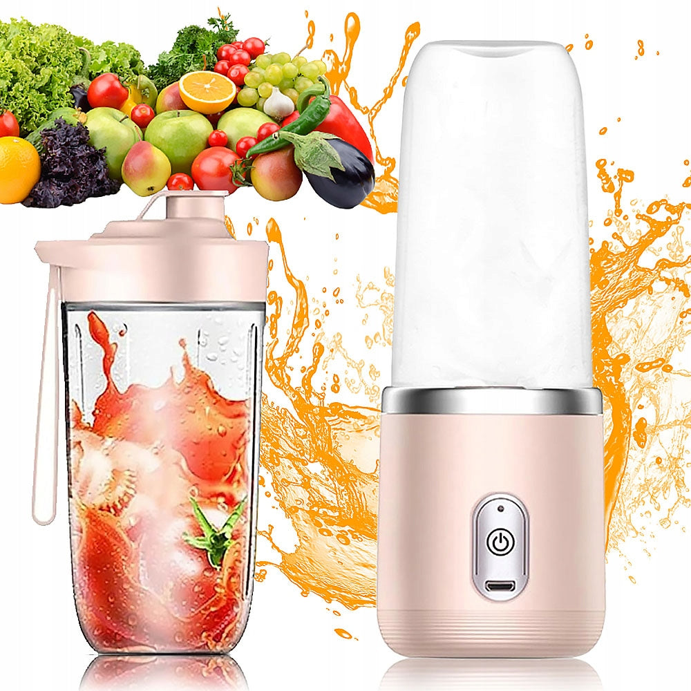 MINI MIXER CUP BLENDER FOR JUICES AND MILKSHAKES 1200 MAH 400ML