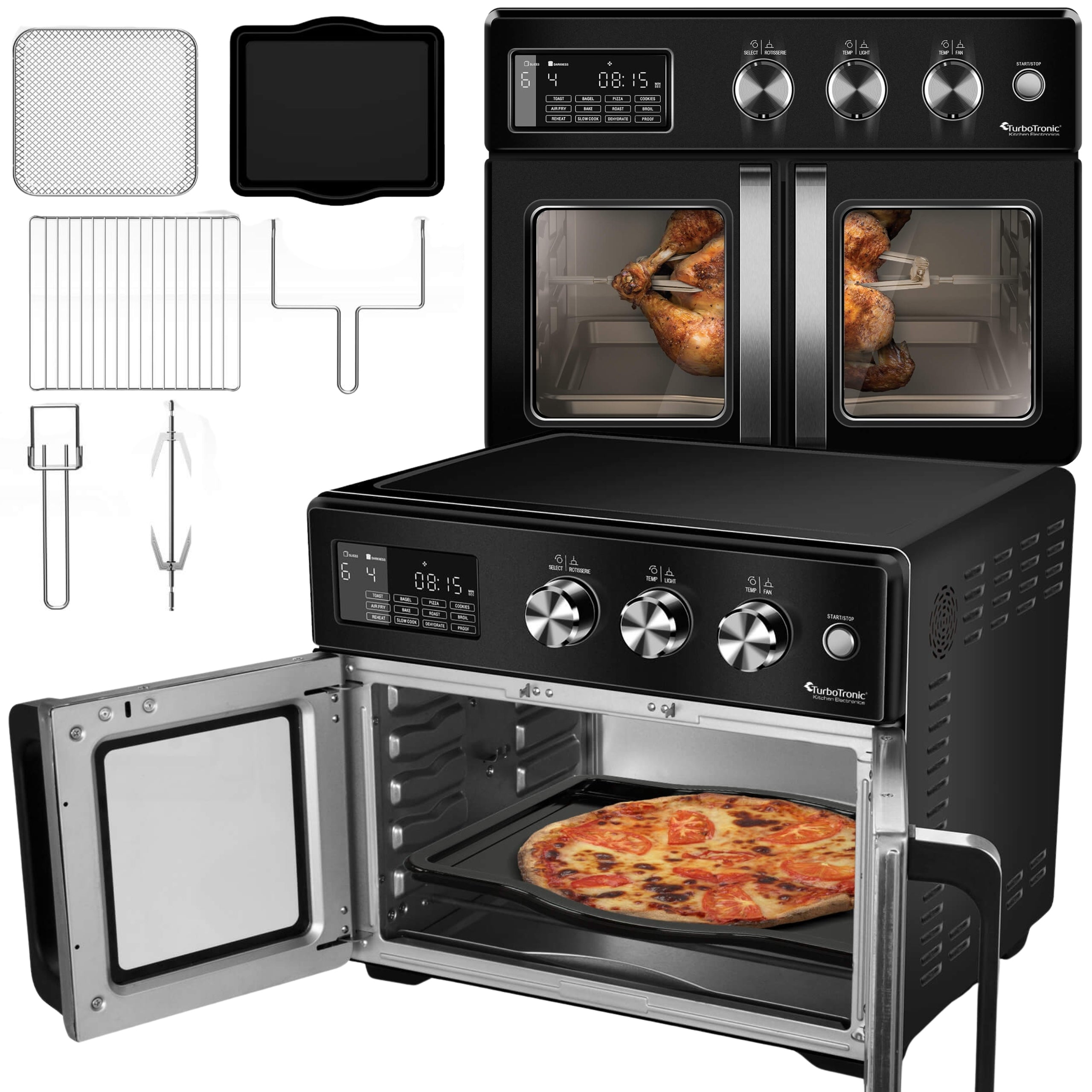 MINI OVEN AIR FRYER DEHYDRATOR 32L GRILL 1700W