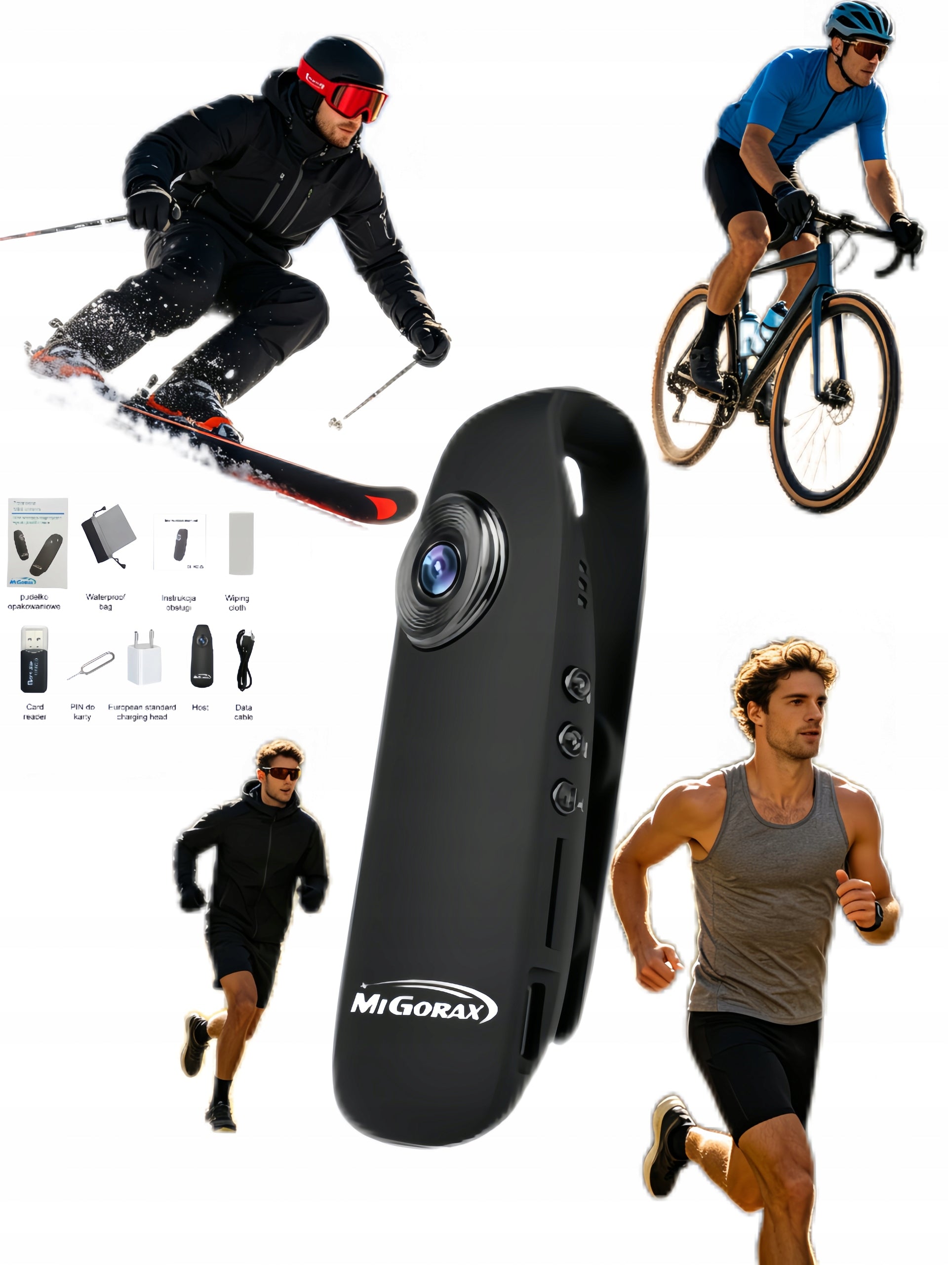 MINI POLICE CAMERA PERSONAL MONITORING FULL HD 1080P