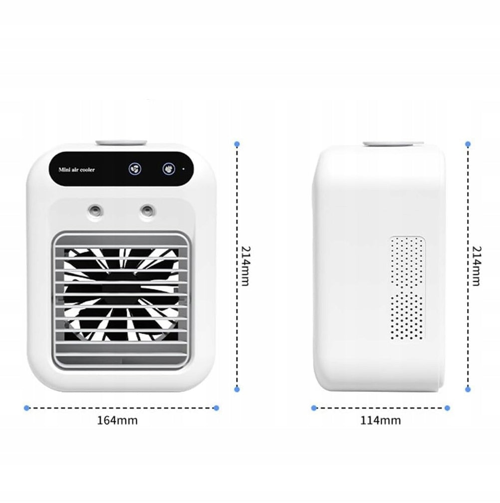 MINI PORTABLE AIR CONDITIONER, 500ML TANK, FOR OFFICE AND BEDROOM Manufacturer code KLIMATYZATOR PRZENOŚNY